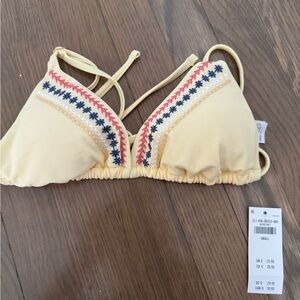 Yellow Bikini Top Hollister BNWT